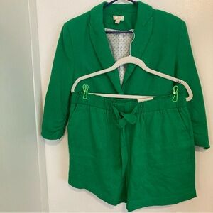 Short Suit Jules & Leopold Rayon Linen Blazer And Shorts 2014